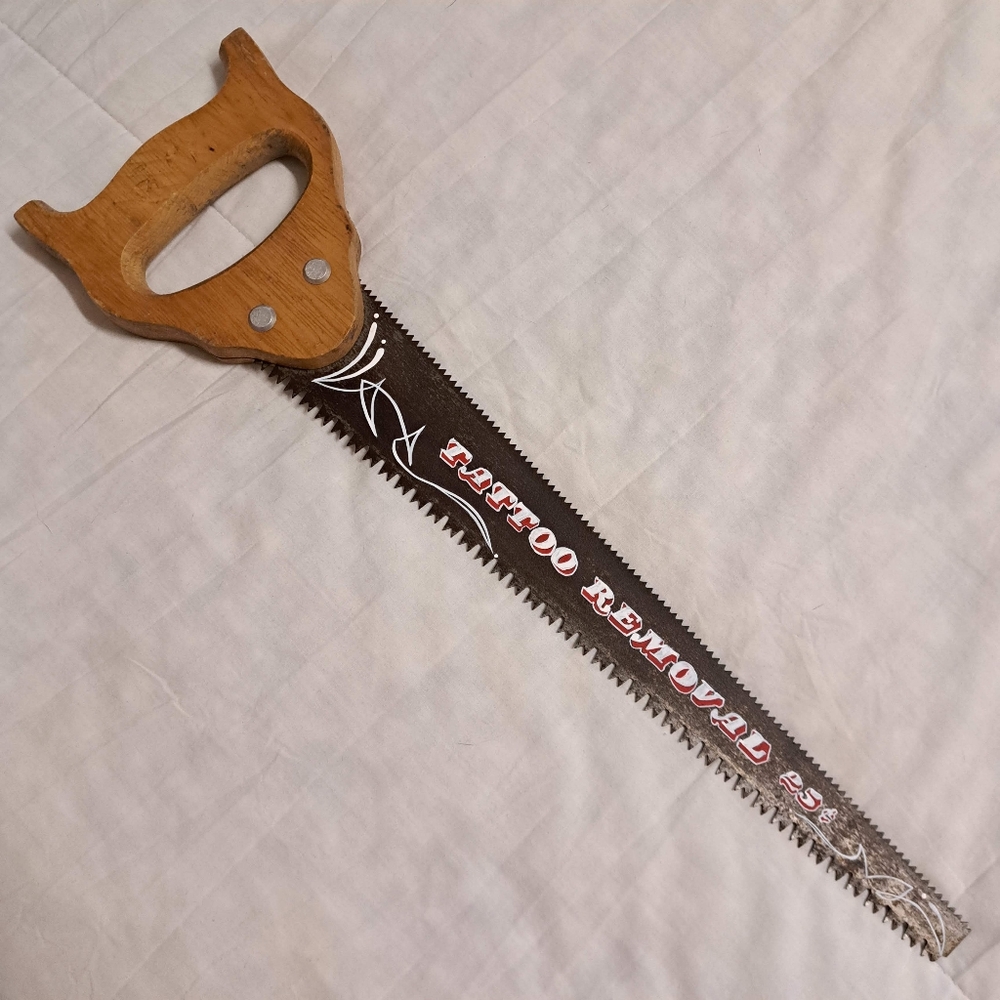 Pinstriped Art "Tattoo Removal" Saw